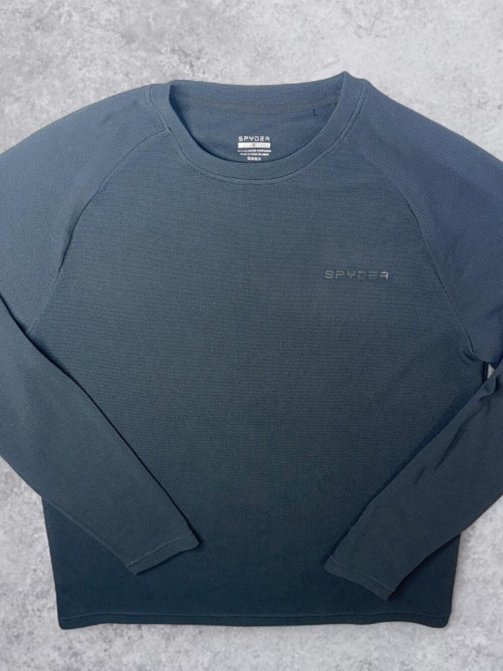 Spyder Men's Black Thermal Long Sleeve Size Small